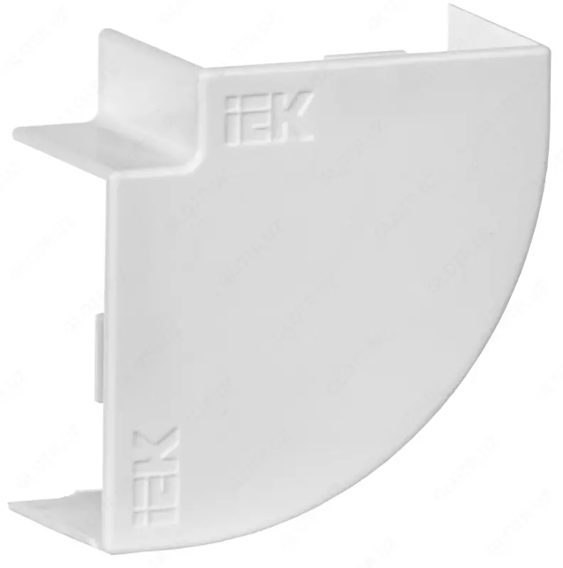 Поворот на 90° КМП 12х12 белый (4шт/компл) IEK