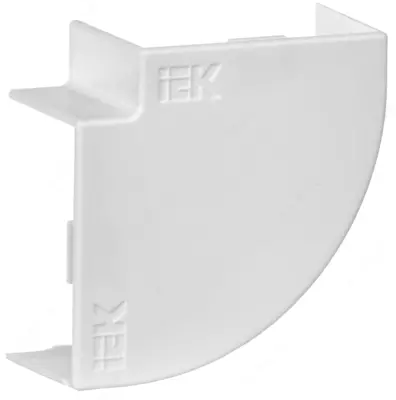 Поворот на 90° КМП 12х12 белый (4шт/компл) IEK