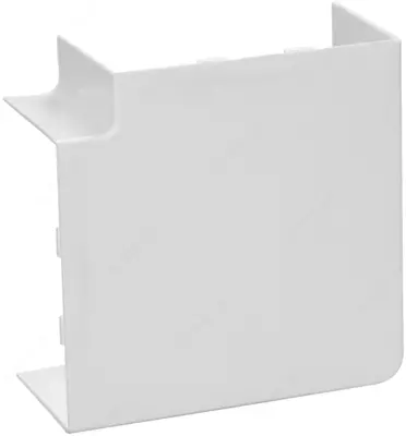 Поворот на 90° КМП 80х60 белый (4шт/компл) IEK