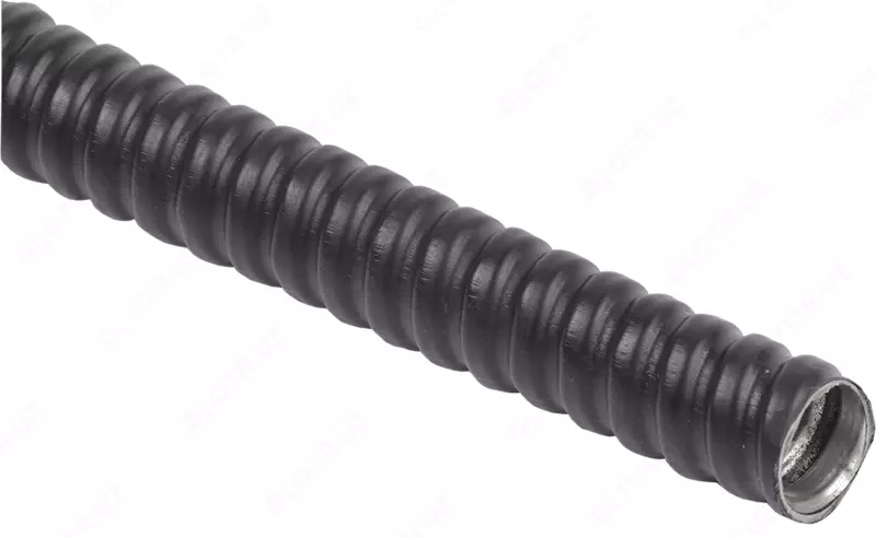 Metall shlang R3-TsPng-50 ELASTA qora broshli (20m) IEK