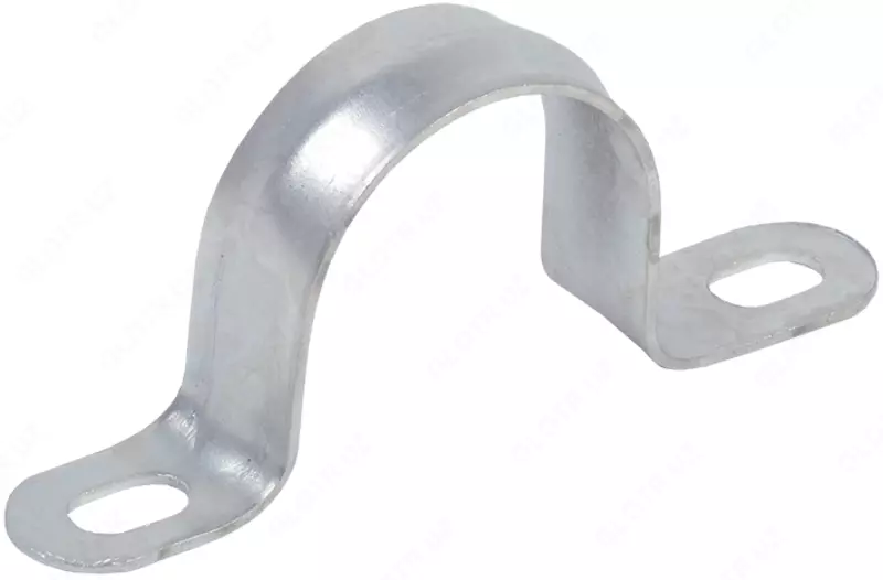 Скоба металлическая двухлапковая d=21-22 мм IEK