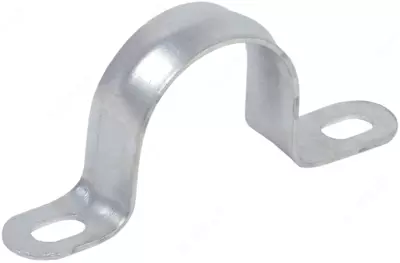 Скоба металлическая двухлапковая d=21-22 мм IEK