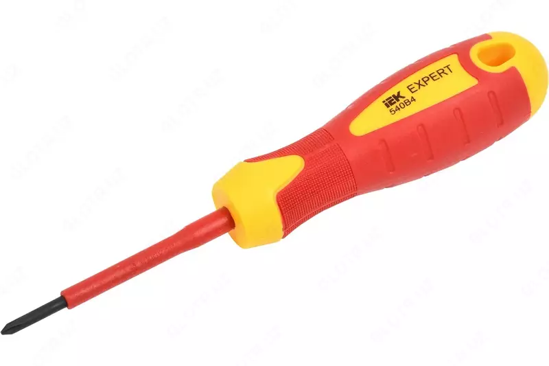 Отвертка крестовая Expert Pz1х80мм 1000В IEK (арт. TSC-2PZ-180)