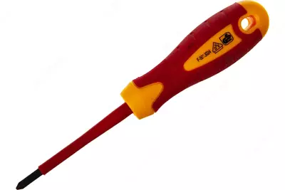 Отвертка крестовая Expert Pz1х80мм 1000В IEK (арт. TSC-2PZ-180)