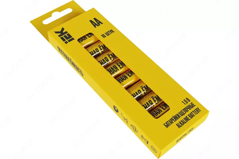 Батарейка щелочная Alkaline LR06/AA (10шт/бокс) IEK