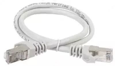 ITK Коммутационный шнур (патч-корд), кат.5Е FTP, LSZH, 1.5м, серый