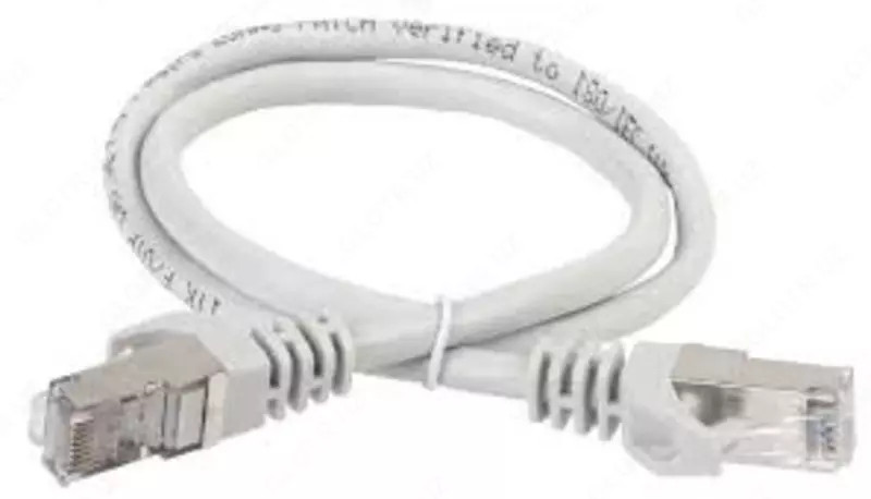 ITK Коммутационный шнур (патч-корд), кат.5Е FTP, LSZH, 1.5м, серый