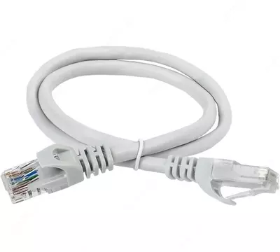 ITK Коммутационный шнур кат. 6 UTP PVC 7м серый