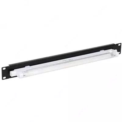 ITK 19" осветительная панель, 1U, с ручным вкл., черная