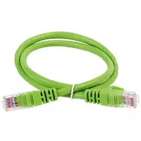 ITK Patch cord cat.6A UTP LSZH 1m yashil