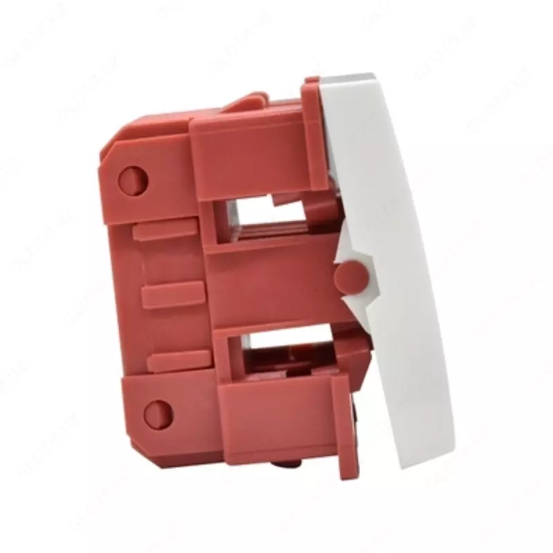 ВКО-21-00-П Выключатель одноклавишный (на 2 модуля) ПРАЙМЕР белый IEKK