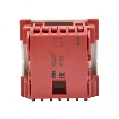 ВКО-21-00-П Выключатель одноклавишный (на 2 модуля) ПРАЙМЕР белый IEKK