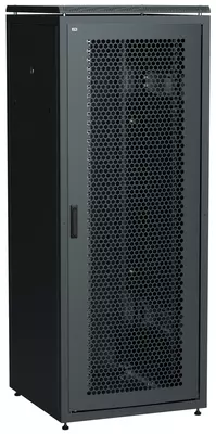 ITK LINEA N Tarmoq shkafi 19" 28U 800x800 mm ilmoqli teshikli eshik orqa teshikli eshik qora