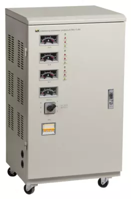 Стабилизатор напряжения трёхфазный напольный 30кВА INDUSTRIAL IEK