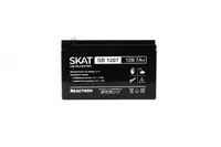  Аккумулятор свинцово-кислотный SKAT SB 1207 тип AGM 12V 7Ач Iзар.2 1А  ножевые клеммы (арт.2533) - 