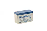 Аккумулятор свинцово-кислотный SKAT SB 1209S тип AGM 12V 9Ач Iзар.2 6А  ножевые клеммы (арт.8970)