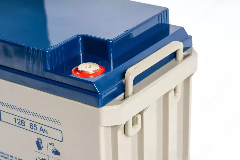  Аккумулятор свинцово-кислотный SKAT SB 1265S тип AGM 12V 65Ач Iзар.26А  клеммы под болт М6 (арт.8972) Только в розницу