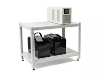 Стеллаж 0 5х0 7х0 4-2П для размещения АКБ и ИБП  2 полки  масса 7 кг (арт.421)