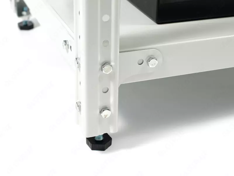   Стеллаж 0 5х0 7х0 4-2П для размещения АКБ и ИБП  2 полки  масса 7 кг (арт.421)