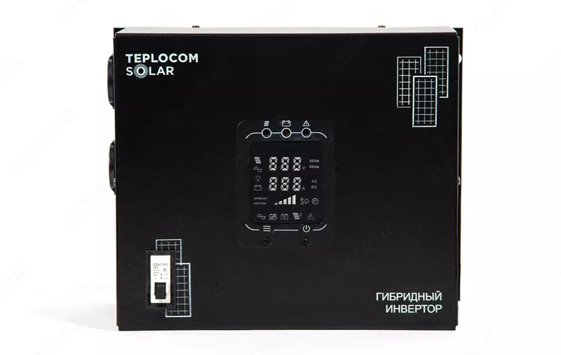   TEPLOCOM SOLAR-1500 многофункциональный инвертор 220В 1500ВА (1050Вт) (арт.2412)