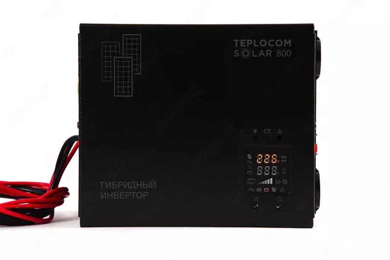   TEPLOCOM SOLAR-800 kop funksiyali invertor 220V 800VA (500W) (2411-modda)