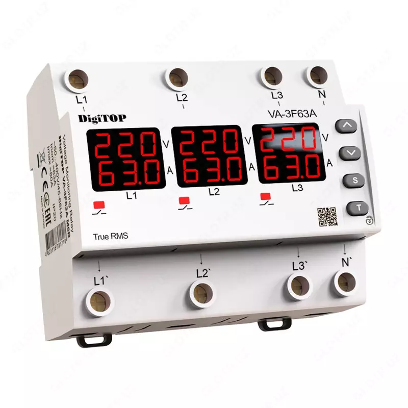 VA-3F63A M6R	Реле напряжения VA-3F63A M6R