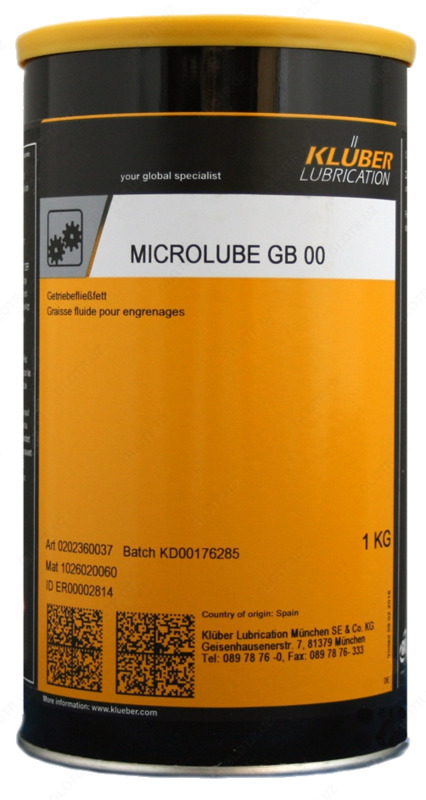 Смазка  Kluber  Microlube  GB  00   (1кг)  - по запросу