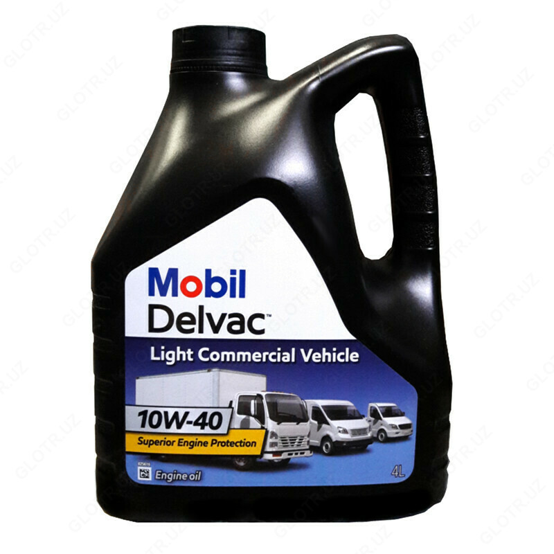 Sintetik motor moyi MOBIL DELVAC Light Com. E 10W-40 4l vositasi.