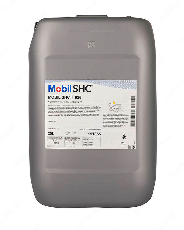 Синтетическое редукторное масло MOBIL SHC 626 ISO 68 20л.