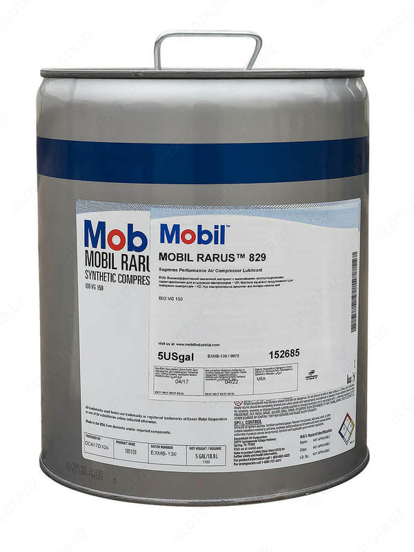  Компрессорное масло MOBIL RARUS 829 (ISO VG 150) 18 9л - 