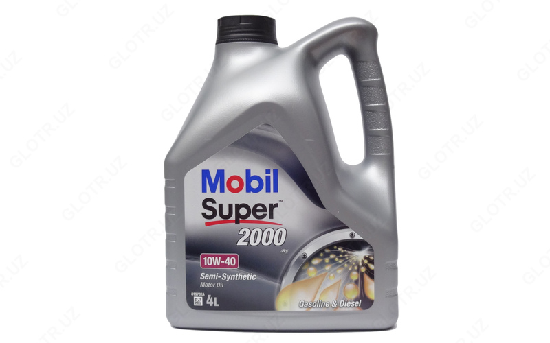 Полусинтетическое моторное масло MOBIL SUPER 2000X1 10W-40 - API SL/CF  ACEA A3/B3 4л.