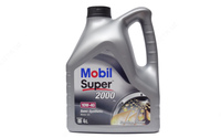  Полусинтетическое моторное масло MOBIL SUPER 2000X1 10W-40 - API SL/CF  ACEA A3/B3 4л. - 