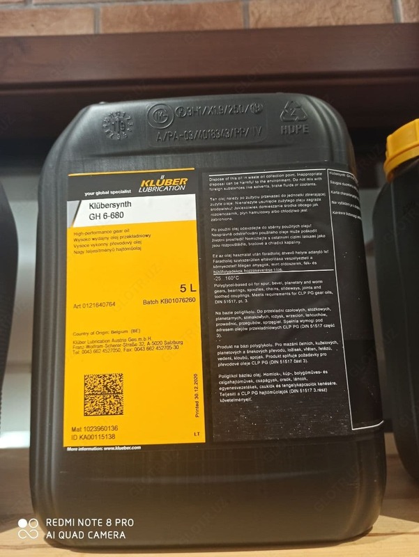 Klubersynth GH 6-680 tishli yog'i