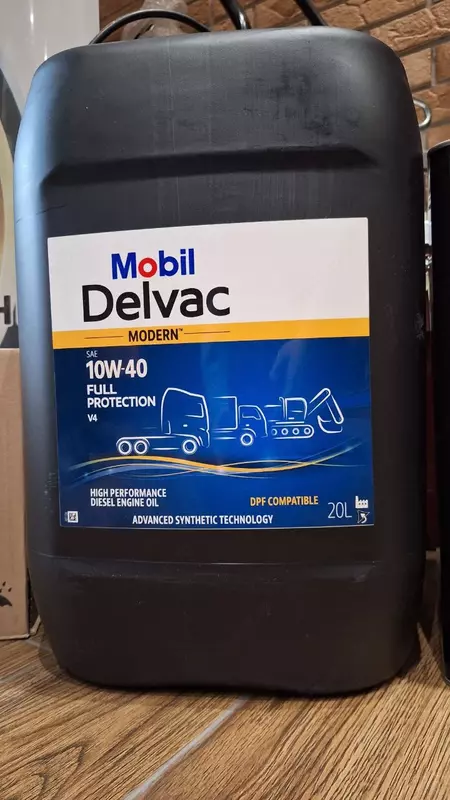  SINTETIK Dvigatel moyi MOBIL DELVAC HD 10W-40 MB 228.51 - 