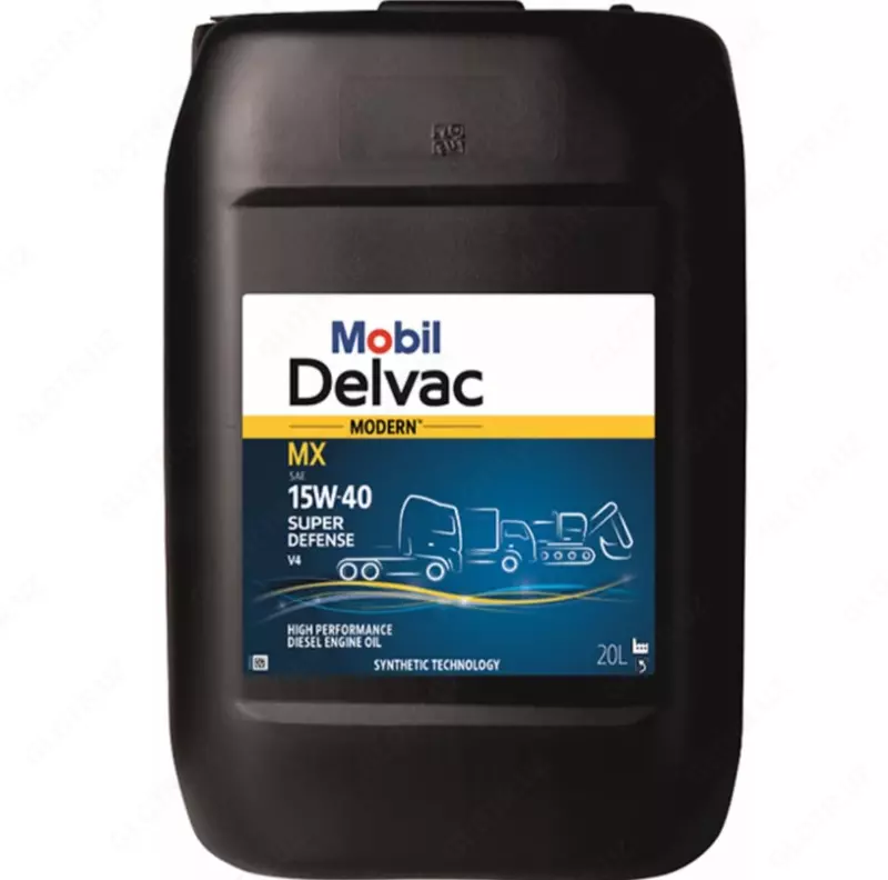  Минеральное моторное масло MOBIL DELVAC MODERN 15W-40 SUPER DEFENSE V4 - MAN 3275 20л. - 