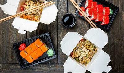 Sushi va rulonlarga mo'ljallangan bir martalik idish C-25 - 1 600 so'm / dona