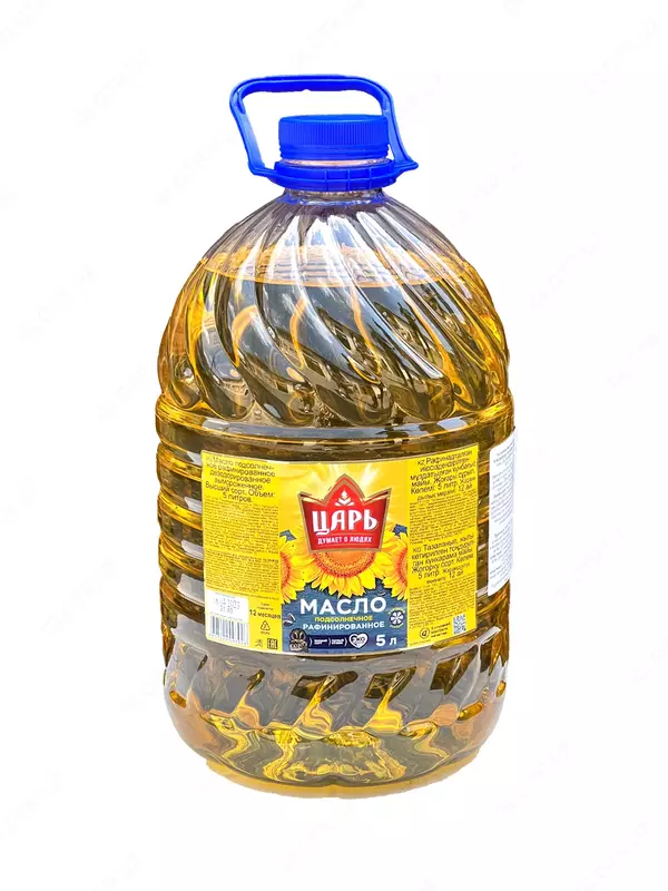 Подсолнечное рафинированное масло «ЦАРЬ» Оптом и розница