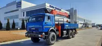 Бортовая автоплатформа с кран манипулятором "КАМАЗ 43118-1098-10" 7/6.6 тн. (6х6)