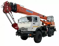 Автомобильный кран "КАМАЗ 43118-1048-10" 25 тн. (6х6)