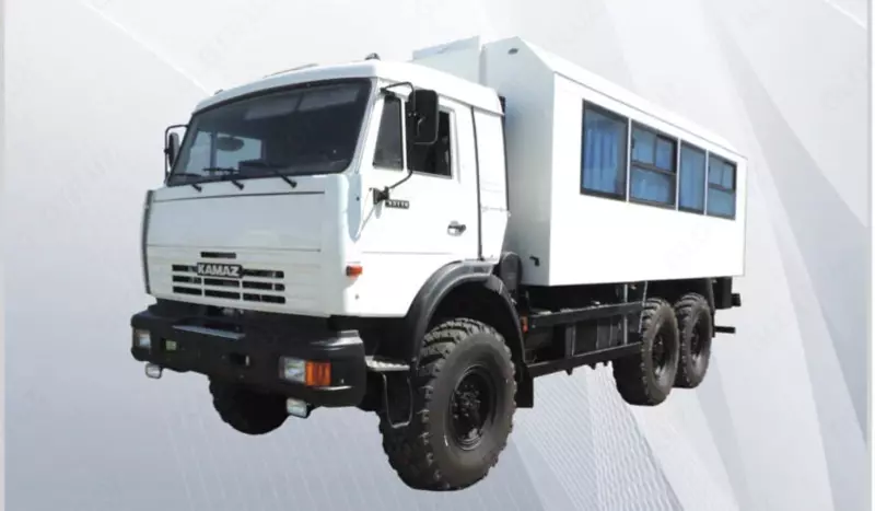 Shift avtobusi "KAMAZ 43118-1048-10" 24 dovon. o'rindiqlar (6x6)