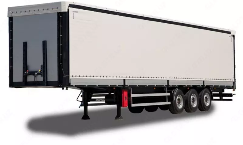 Полуприцеп шторно-бортовой "UAT" (92 м3)