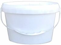 Ведра с крышкой для водоэмульсии 18 литров (овал)