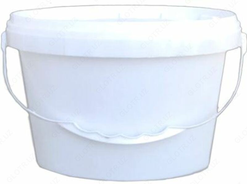 Ведра с крышкой для водоэмульсии 18 литров (овал)