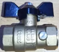  Трехходовой шаровой кран для воды DN15  металл (Россия) - 