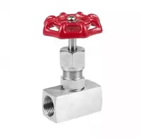 Игольчатый вентиль (муфтовый) DN 25 (1) нерж. сталь AISI304  высокое давление