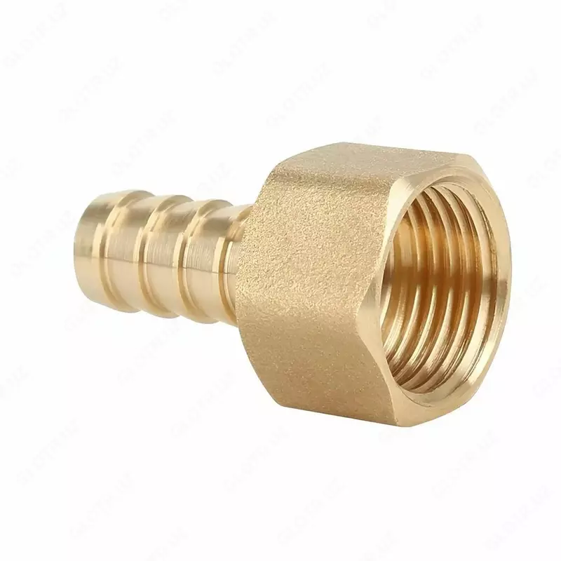  Соединительный штуцер (для шланга) Ф20x1/2F  латунь  в/р (Китай) - 