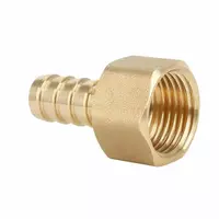  Соединительный штуцер (для шланга) Ф25x3/4F  латунь  в/р (Китай) - 