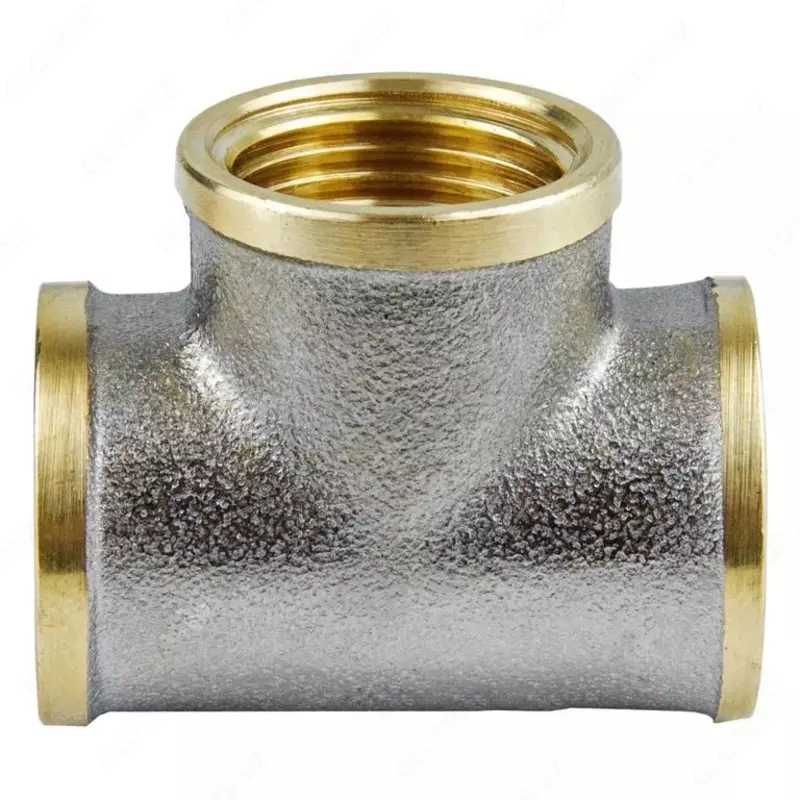 Соединительный резьбовой тройник 3/4 (Ø 20)  латунь  в/р (Китай)