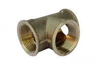  Соединительный резьбовой тройник 1 (Ø 25)  латунь  в/р (Китай) - 