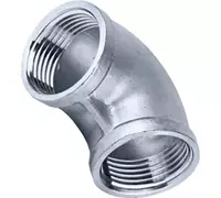 Tishli tirsak (90 daraja) zanglamaydigan po'latdan